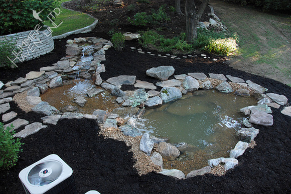 9-13-07 Water Garden construction complete in 3 days