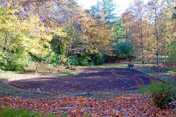 11-4-08 Garden prepped with compost and sand