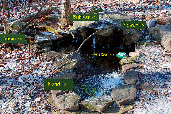 Bubbler Pond components 1-2-10